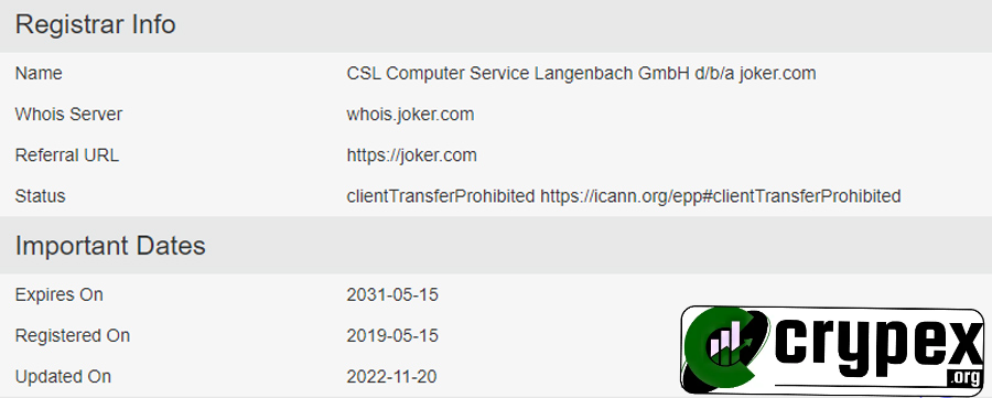 اطلاعات ثبت‌کننده نام: CSL Computer Service Langenbach GmbH d/b/a joker.com سرور WHOIS: whois.joker.com آدرس ارجاع: https://joker.com وضعیت: ممنوعیت انتقال مشتری (اطلاعات بیشتر) تاریخ‌های مهم تاریخ انقضا: 15 می 2031 تاریخ ثبت: 15 می 2019 آخرین به‌روزرسانی: 20 نوامبر 2022 نکات تکمیلی برای بهبود SEO: استفاده از کلمات کلیدی مرتبط: مطمئن شوید که در متن‌های پیرامونی از کلمات کلیدی مرتبط با دامنه، خدمات و محتوای سایت استفاده شده است. لینک‌های داخلی و خارجی: از لینک‌های داخلی به صفحات مرتبط سایت و لینک‌های خارجی به منابع معتبر استفاده کنید. بهینه‌سازی تصاویر: از تصاویر بهینه‌شده با توضیحات (alt text) مناسب استفاده کنید. محتوای با کیفیت: مقاله را با محتوای با کیفیت، مرتبط و پاسخ‌گو به سوالات کاربران تکمیل کنید.