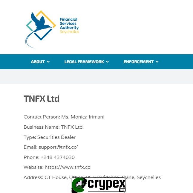 بروکر تی ان اف ایکس | TNFX